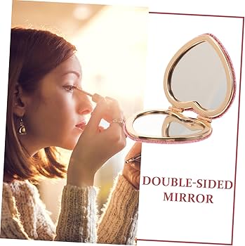 Amazon.co.jp: FOMIYES 携帯用化粧鏡 ポケットミラー 折りたたみ化粧鏡