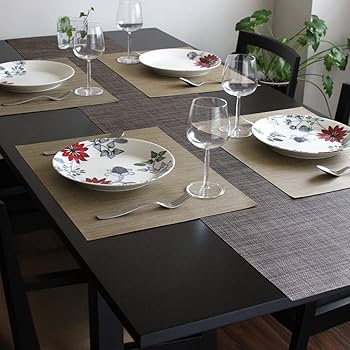 Amazon｜チルウィッチ テーブルランナー ミニバスケットウィーブ