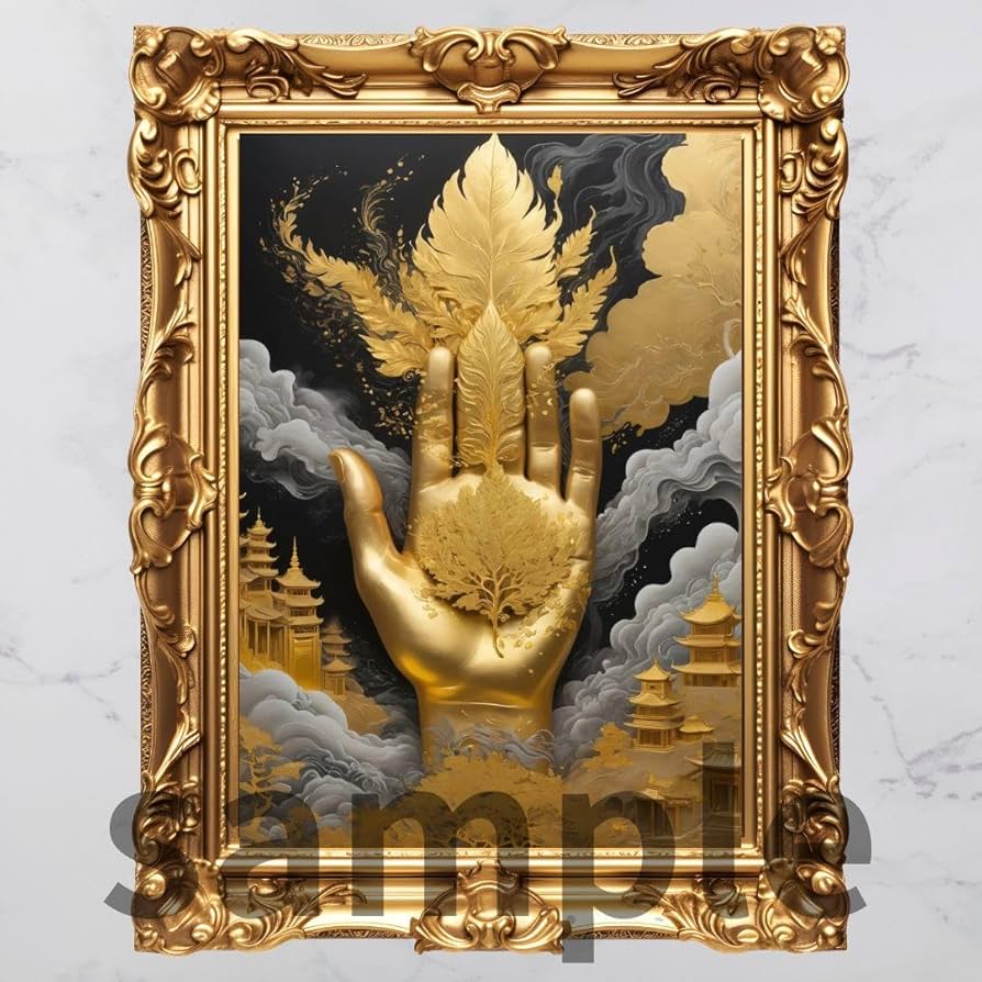 Amazon.co.jp: 金運が上がる絵画 276番開運絵画、風水、幸運アート