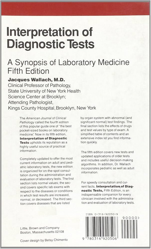 Amazon | Interpretation of Diagnostic Tests: A Synopsis of