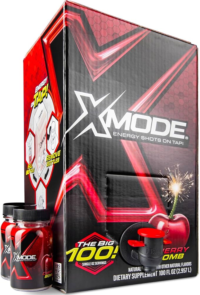 Amazon.com : XMODE Extra Strength Energy Shots on Tap – Cherry