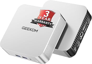 GEEKOM A6 Mini PC Windows 11 Pro, with AMD Ryzen 7 6800H (Up to