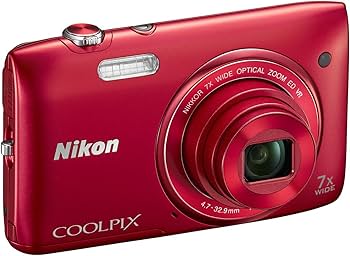 Amazon.com : Nikon COOLPIX S3500 20.1 MP Digital Camera with 7x