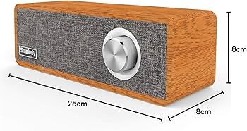 Amazon.co.jp: 木製Bluetoothスピーカー、部屋の装飾用のSmalody
