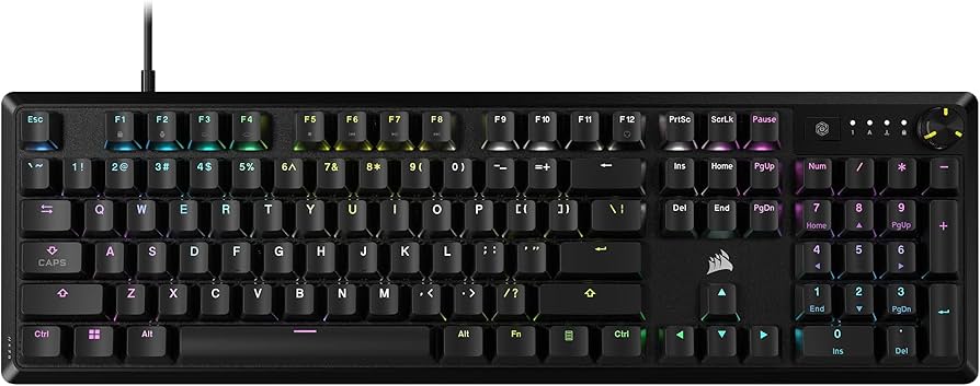 Amazon.co.jp: CORSAIR K70 CORE リニア RGB 赤軸ゲーミングキーボード