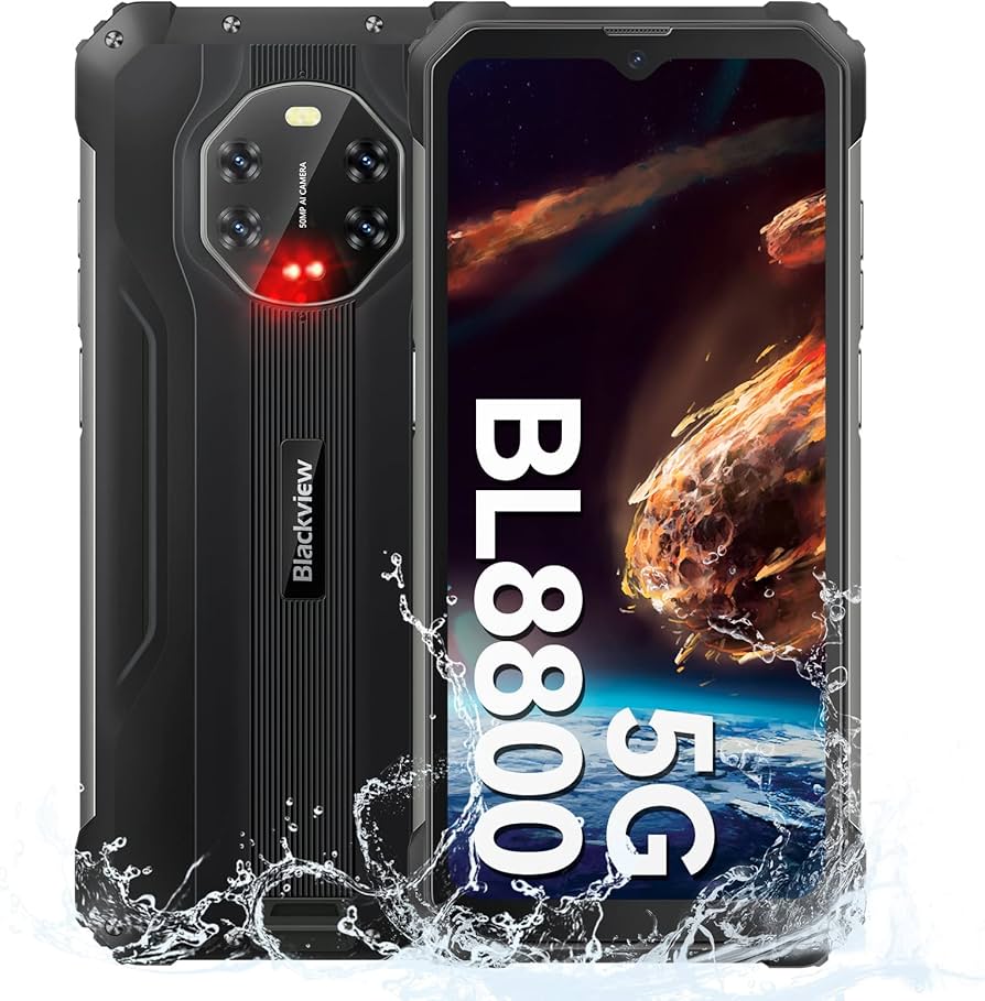 Amazon | Blackview BL8800 SIMフリー スマホ 本体 5G対応 防水 防塵