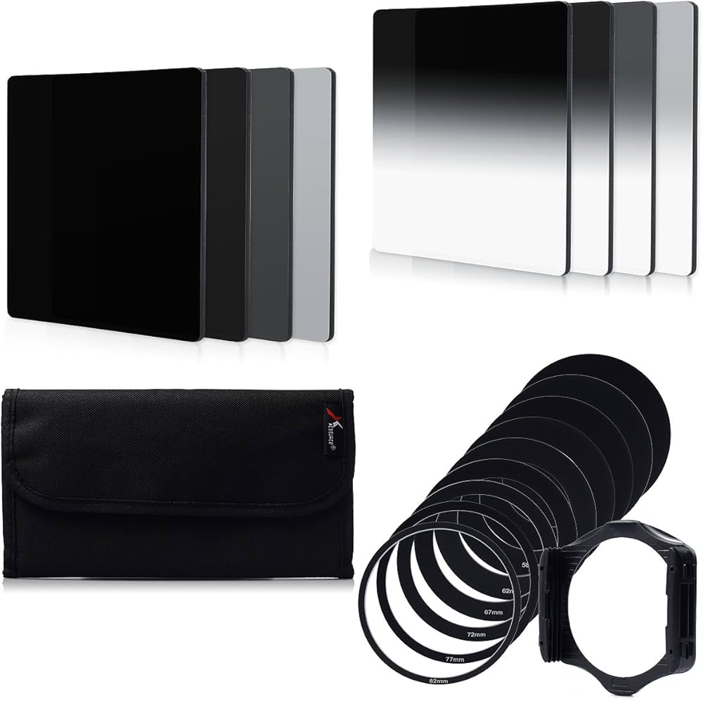 Amazon | XCSOURCE 角形フィルターセット 8枚 ND2 ND4 ND8 ND16 GND2
