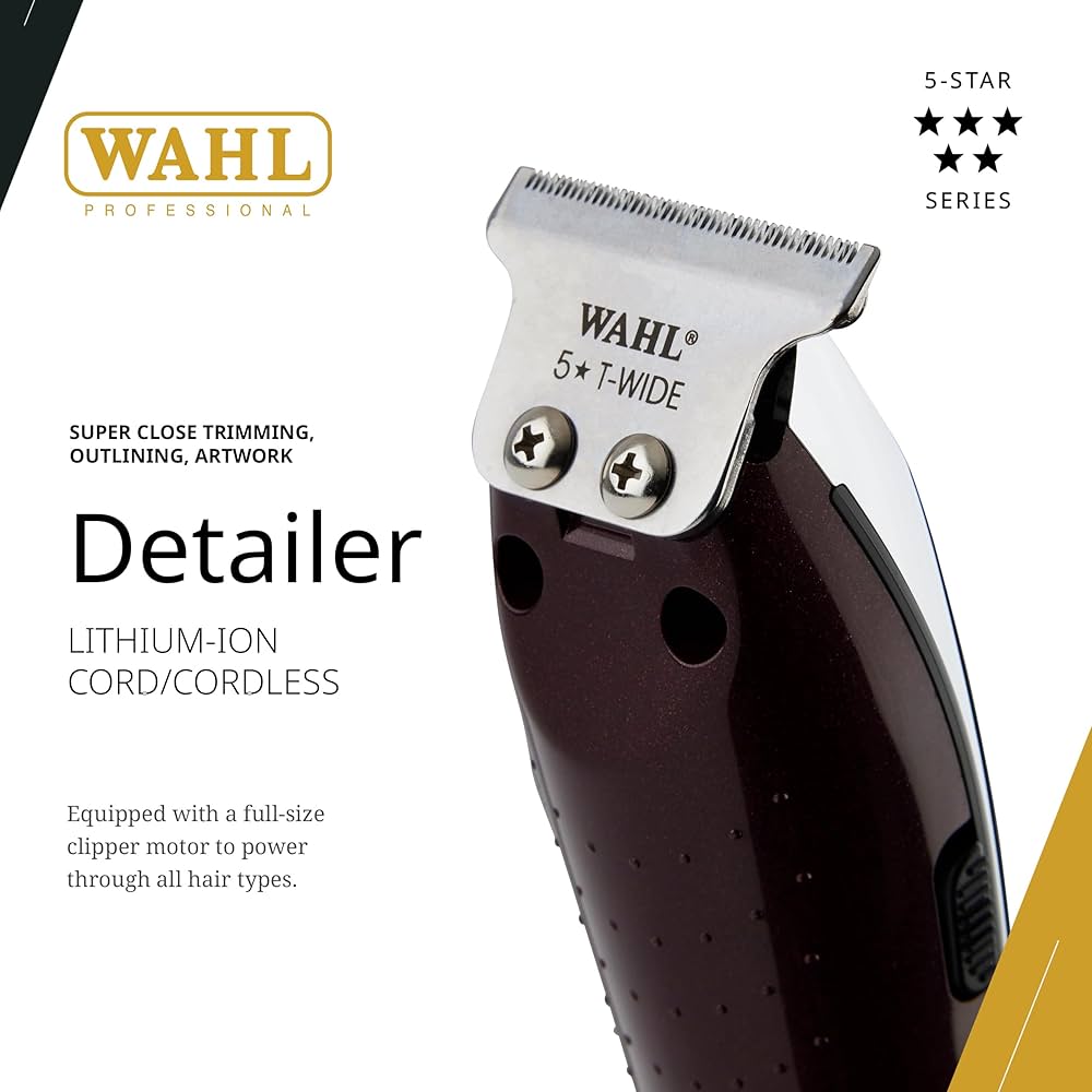 Amazon.com: Wahl Professional Cordless Detailer Li T Wide Blade