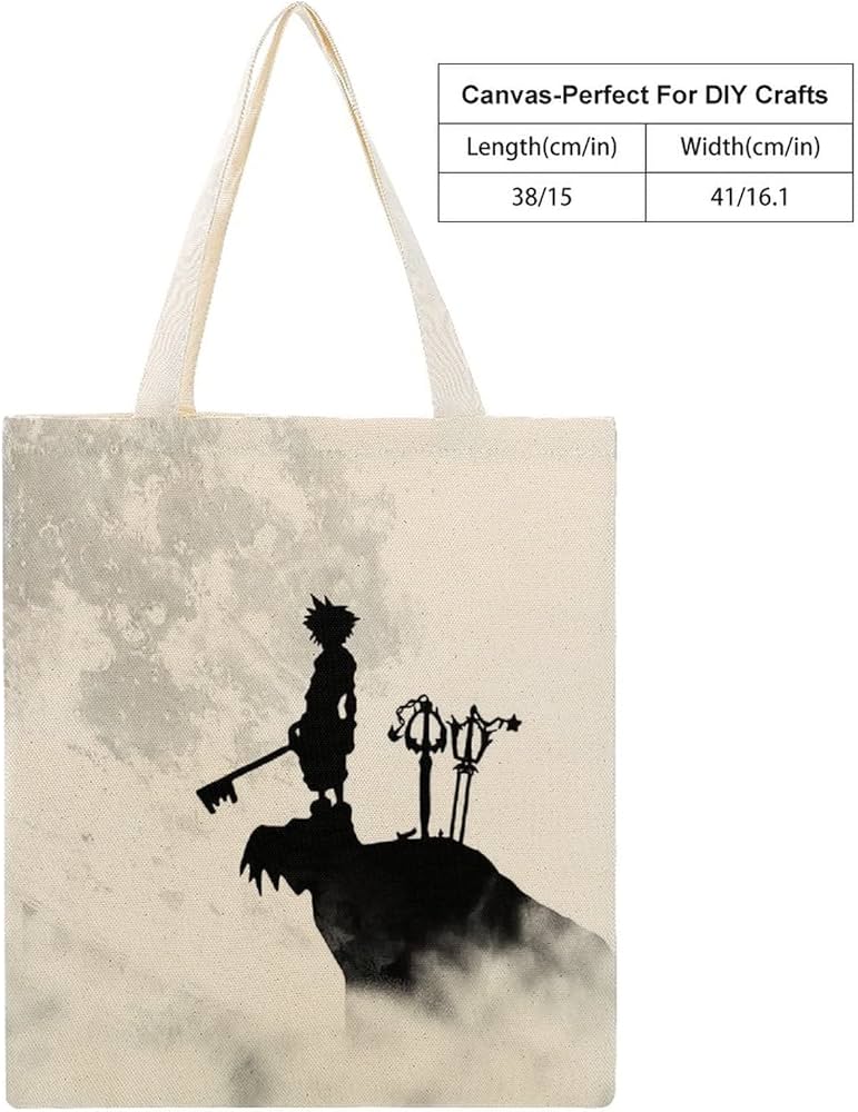 Amazon.co.jp: キングダムハーツ トートバッグ キャンバス 帆布包