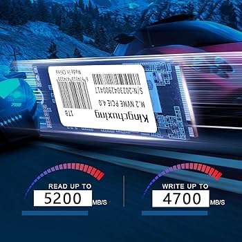 Amazon.com: Kingchuxing NVMe SSD 1TB, PCIe 4.0 M.2 2280 Gaming SSD