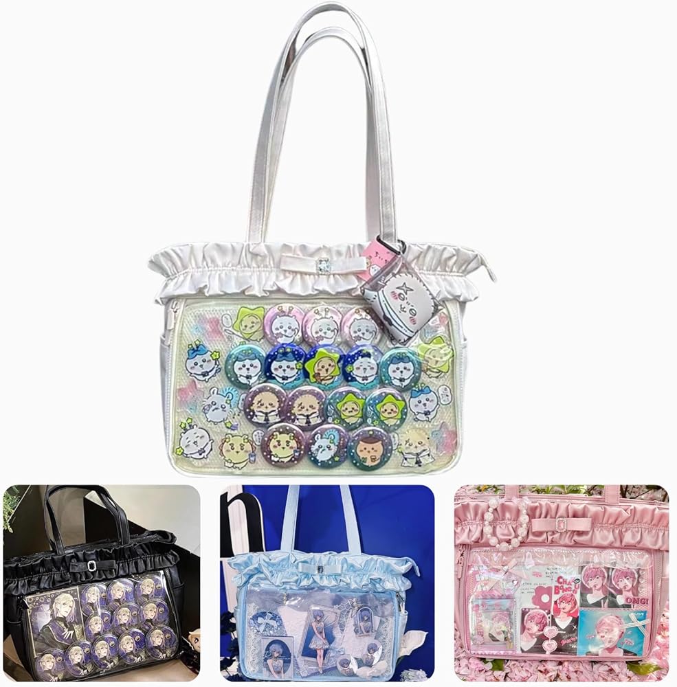 Amazon | [ikomaido] 痛バッグ トート 痛バ ショルダー 小さめ 痛