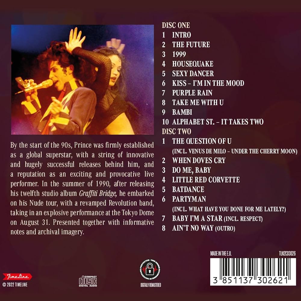Prince - Tokyo Dome 1990 - Amazon.com Music
