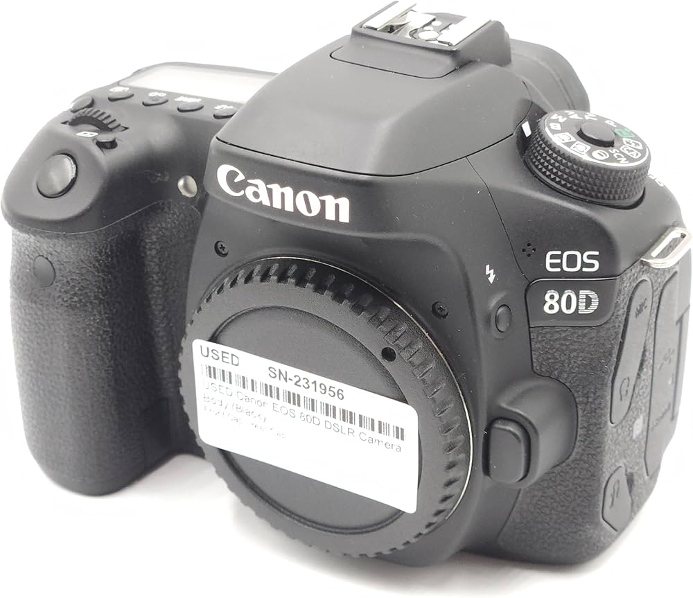 Amazon | Canon Digital SLR Camera Body [EOS 80D] with 24.2