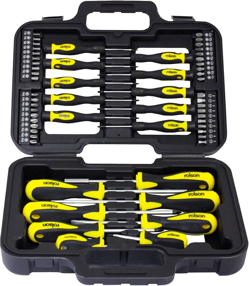 Rolson 28882 58 pc Screwdriver Set : Amazon.com.tr: Yapı Market