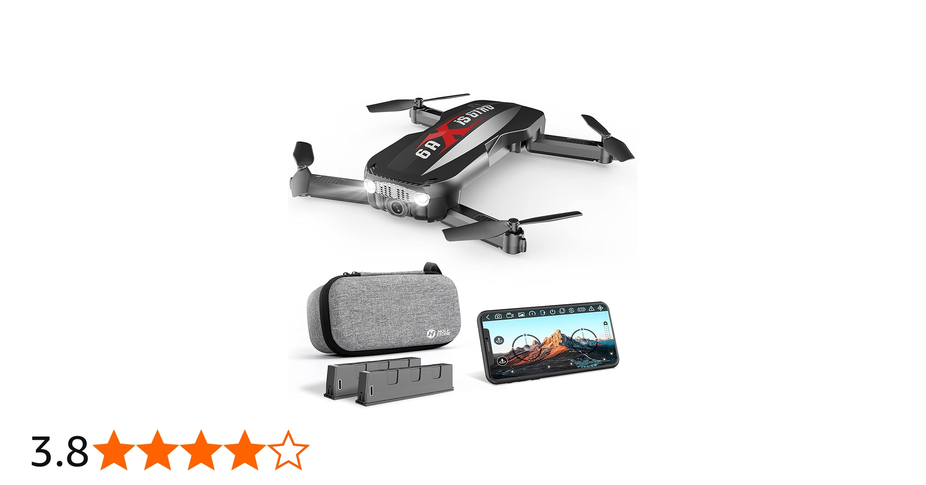 Amazon.co.jp: ドローン カメラ付き Holy Stone 折りたたみ式 1080P