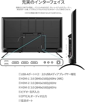 Amazon.co.jp: 【5年保証モデル】JAPANNEXT 43インチ VAパネル搭載