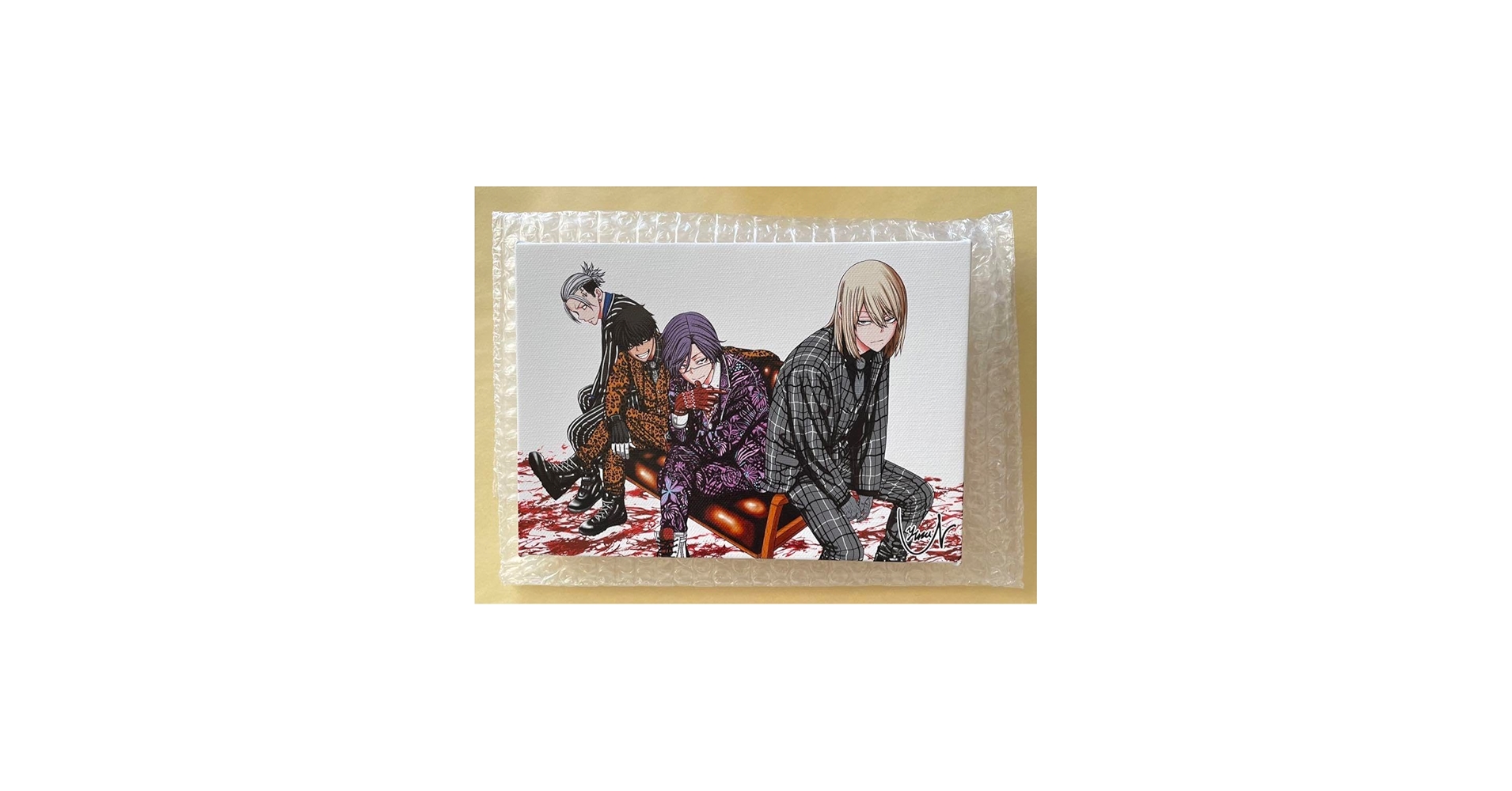 桃源暗鬼 キャンバスパネル 桃太郎ver【A3】 サイン付 桃源暗鬼 漆原侑