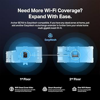 Amazon.com: TP-Link Tri-Band BE15000 WiFi 7 Router Archer BE700