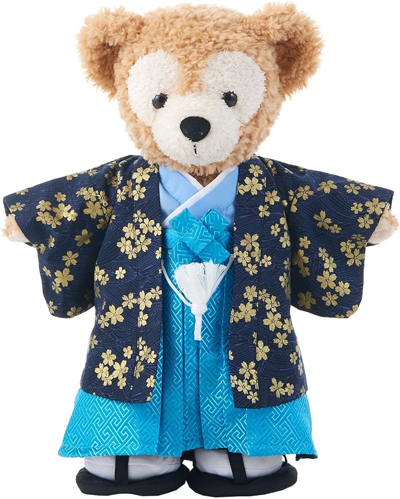 Amazon.co.jp: [atelier_memory] 877 ぬいぐるみ用衣装 羽織袴 ブルー