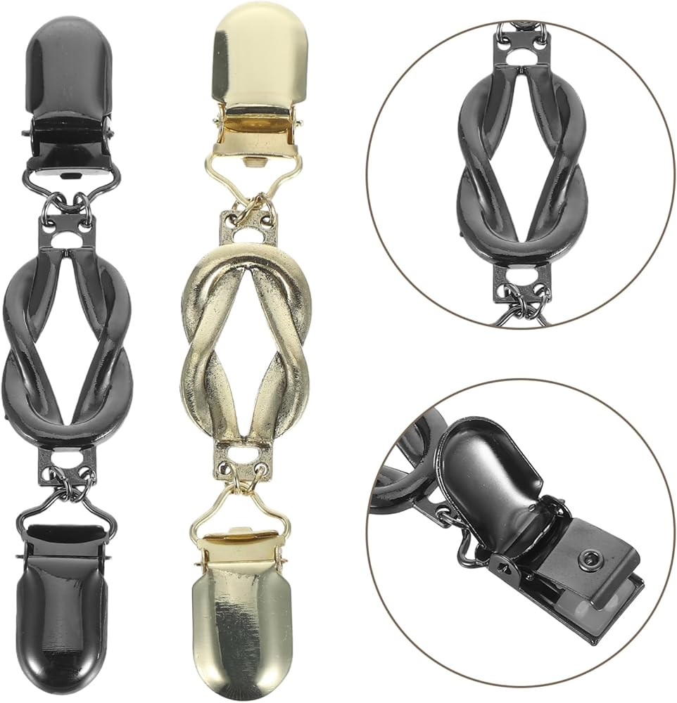 Amazon | GALPADA 2個復古風レディース披肩クリップ 製スウェット