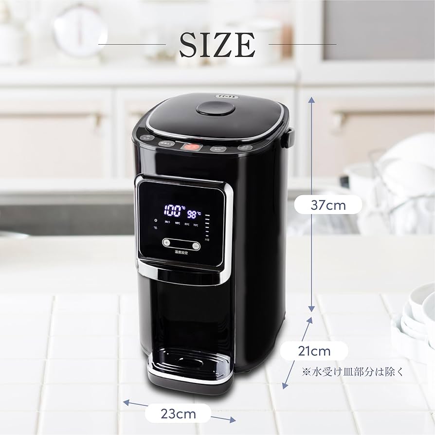 Amazon | ANABAS 電気ポット 5L 大容量 ポット 保温付き 温度調節機能