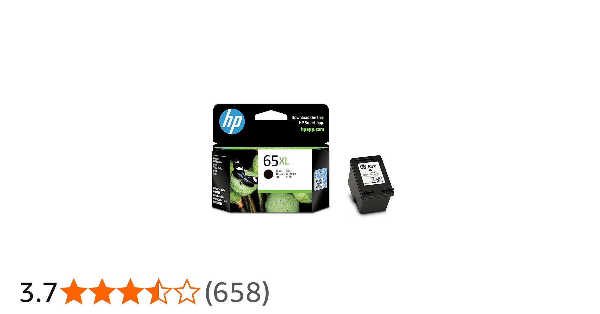 Amazon.co.jp: HP 65XL 純正 インクカートリッジ ブラック 黒 増量