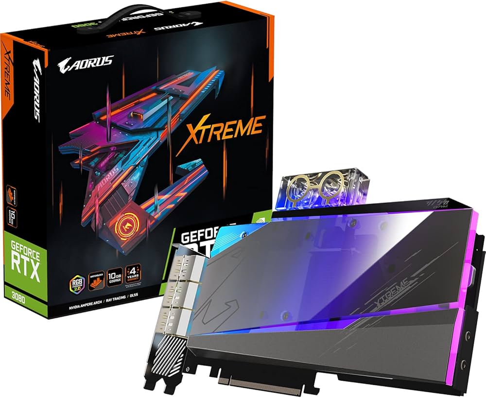 Amazon | Gigabyte AORUS GeForce RTX 3080 XTREME WATERFORCE WB 10GB