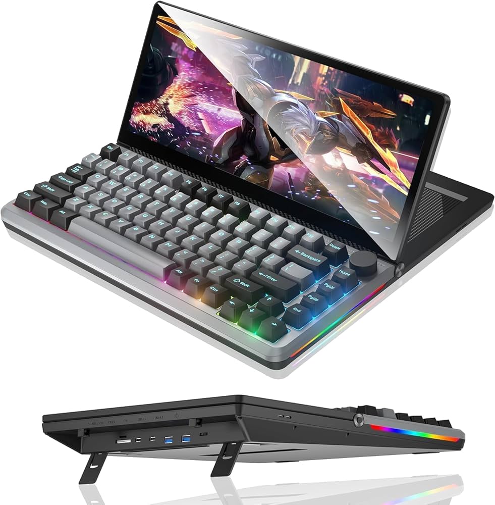 Amazon | Kwumsy K3 モニター付きキーボード メカニカルキーボード