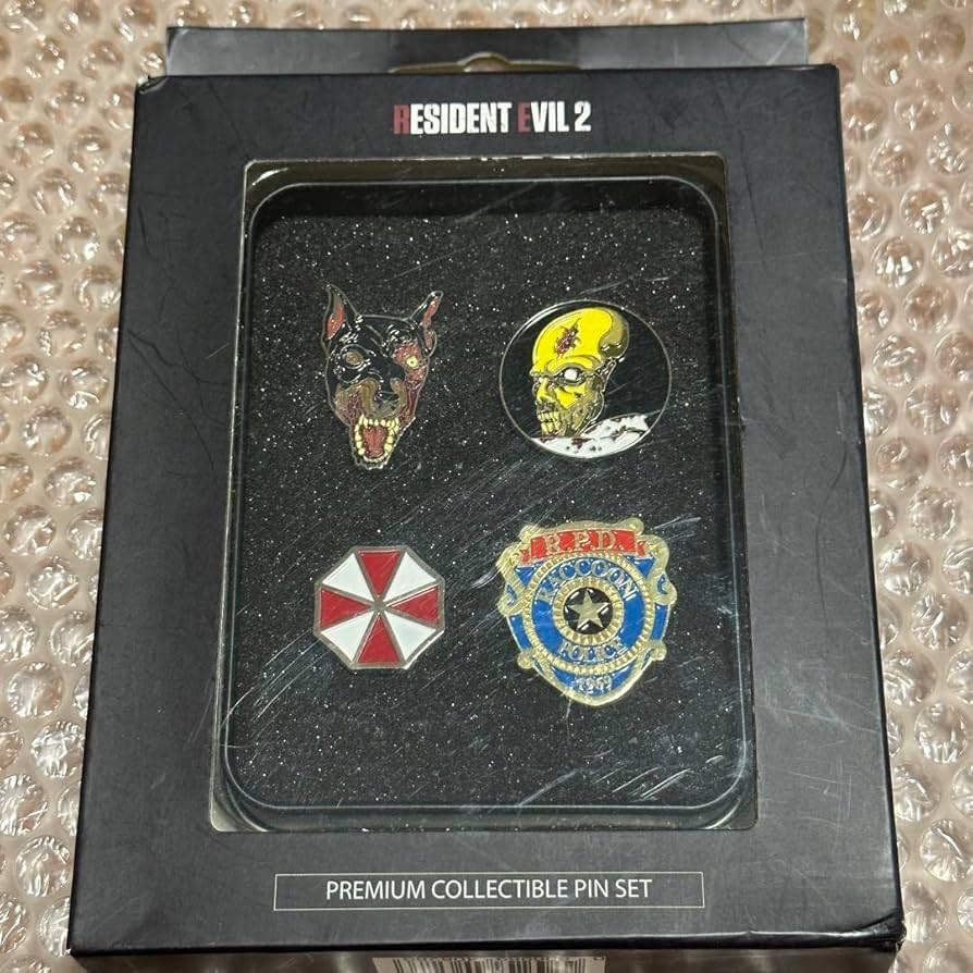 Amazon | バイオハザード RE:2 ピンバッジセット ピンズ | バッジ