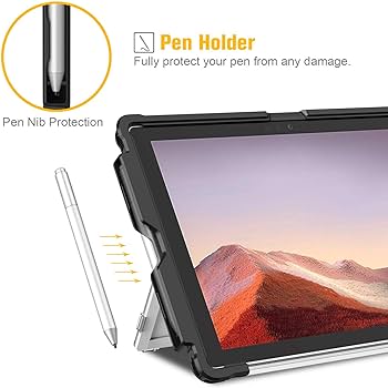 Amazon.com: Fintie Hard Case for Microsoft Surface Pro 7 Plus