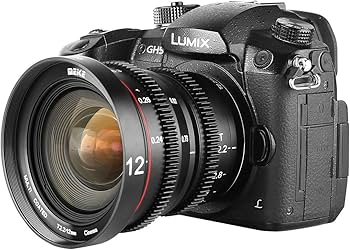 Amazon | Meike 12 mm T 2.2大口径マニュアル映画シネマレンズマイクロ