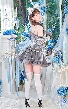 Amazon.co.jp: [Malymoon] コスプレ ャット ネコ 猫 ねこ ファー 小