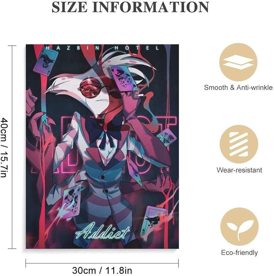 Amazon.co.jp: Walzzjd Hazbin アニメ ホテル ポスター エンジェル