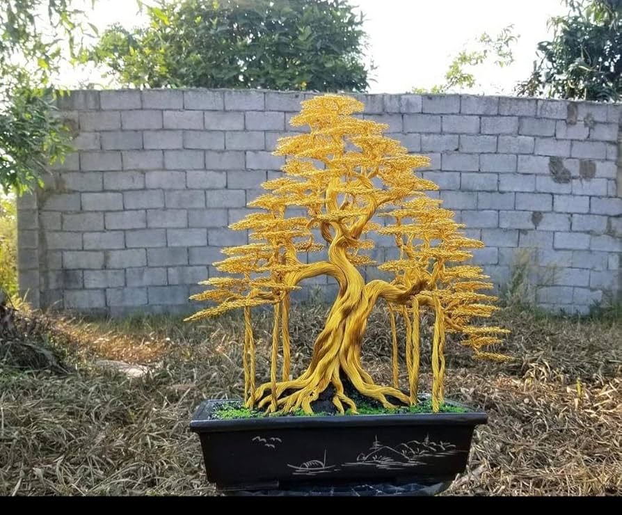 Amazon.co.jp: 1.0mm 自然 アルミ線 ワイヤーアート ミニ盆栽500g