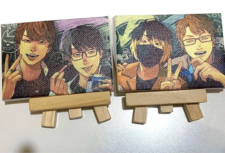 Amazon.co.jp: TOP4 ミニキャンバスボードコレクション 4人集合 キヨ