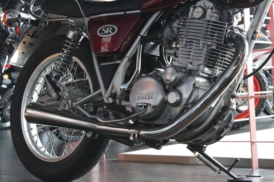 Amazon | ヤマハ SR400(FI) スリップオン ステンレスメガホンマフラー