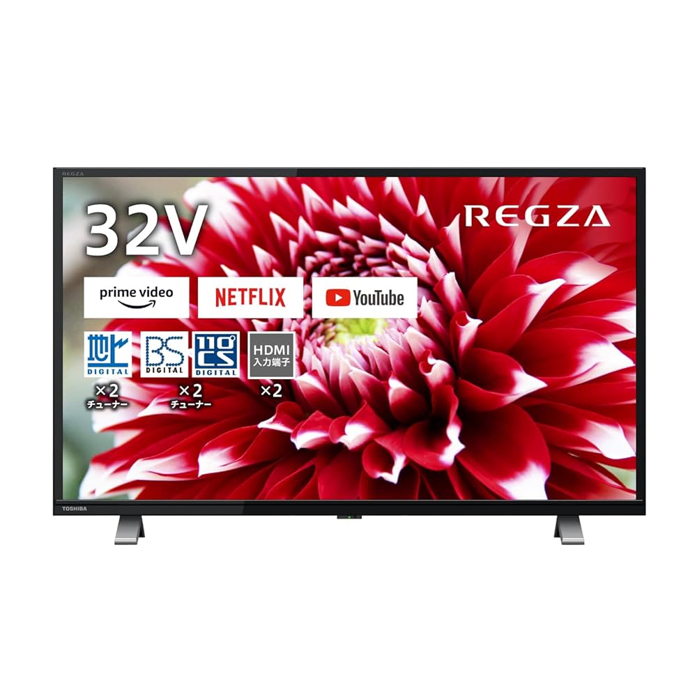 TOSHIBA 東芝 REGZA 32V型 液晶テレビ 32S24 24年製 商品トップ：S2