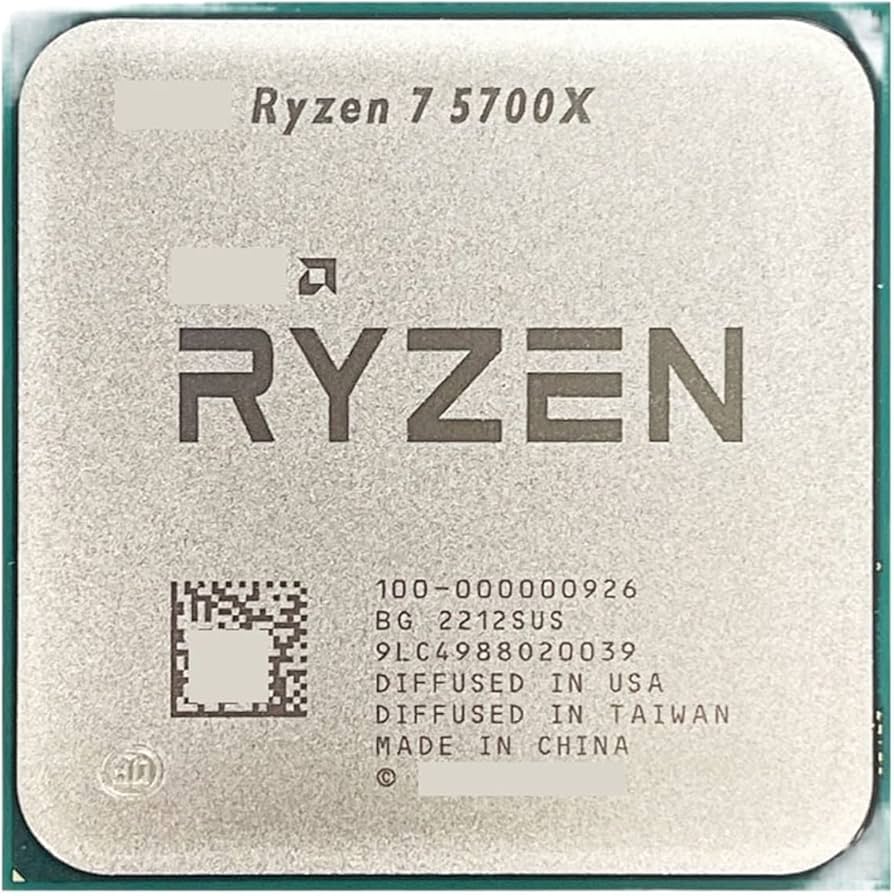 Amazon.com: CPU R 7 5700X R7 5700X 3.4 GHz Eight-Core 16-Thread