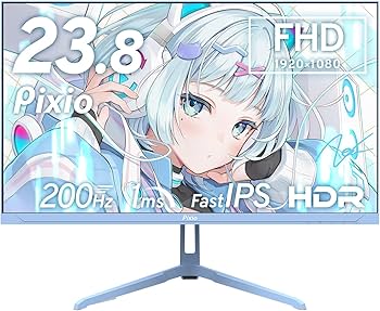 Amazon.co.jp: Pixio PX248 Wave Pastel Blue ゲーミングモニター