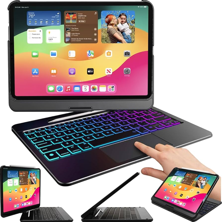 Amazon.com: Snugg iPad Pro 12.9 Case with Keyboard (2022 6th Gen