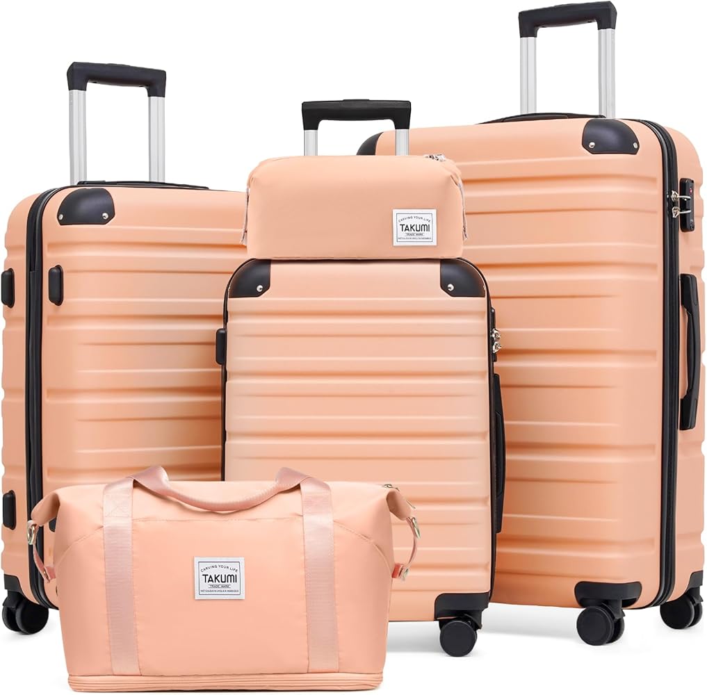 Amazon.com | TAKUMI Luggage Sets 5 Piece Lightweight Carry On