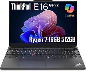 Amazon.com: Lenovo ThinkPad E16 Gen 2 Business Laptop (16