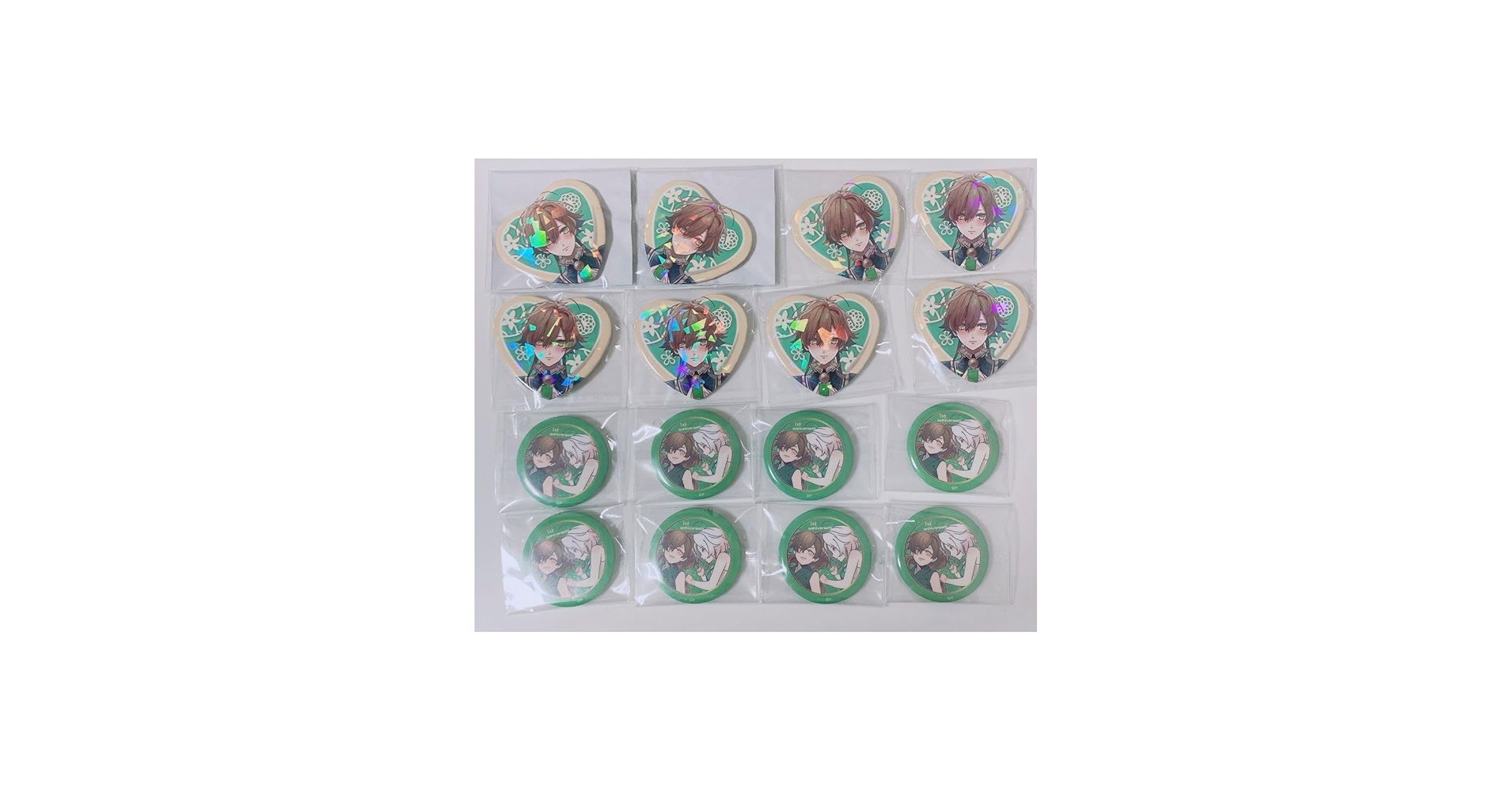 Amazon.co.jp: オランピアソワレ オラソワ時貞 缶バッジ 1周年