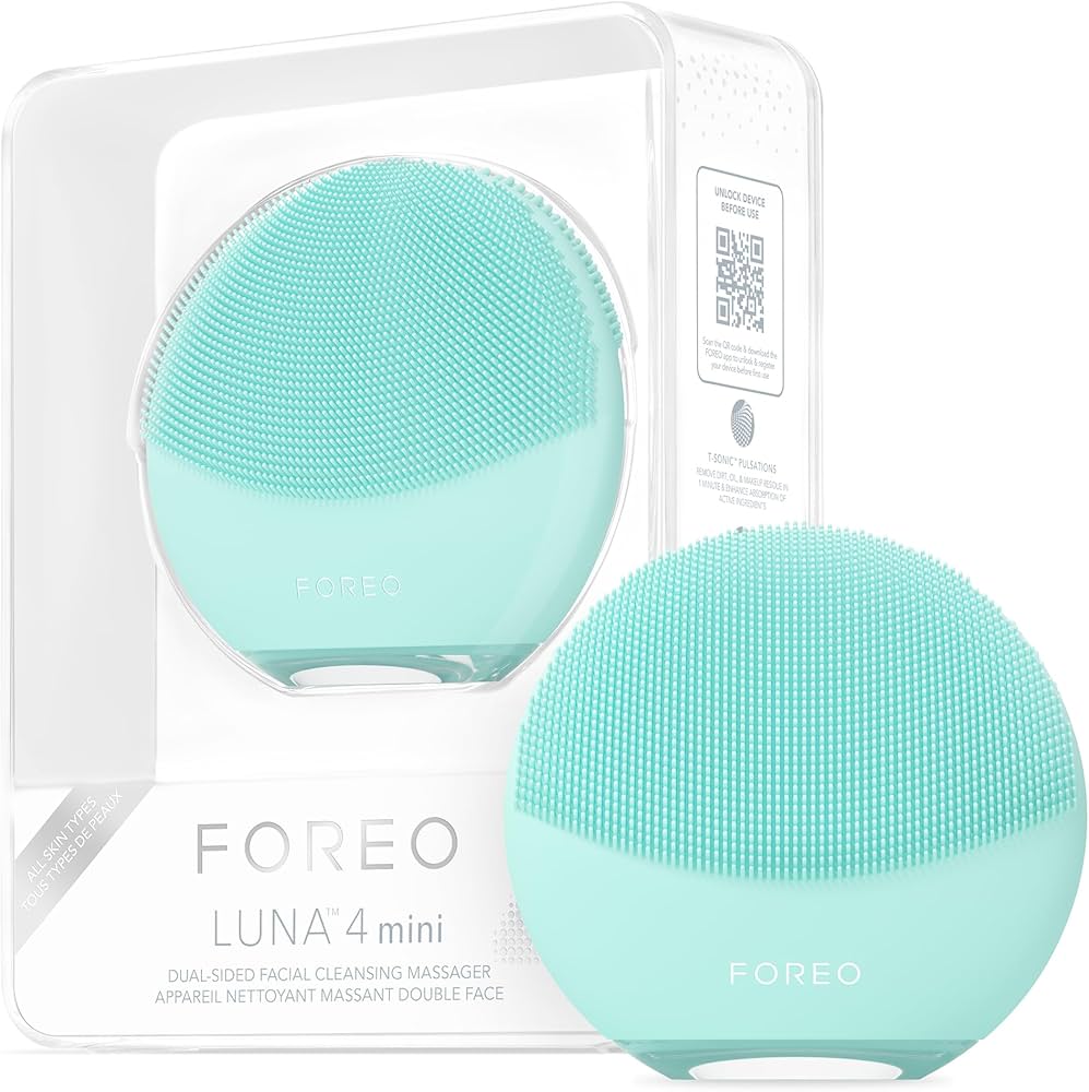 Amazon.com: FOREO LUNA 4 mini Face Cleansing Brush & Massager