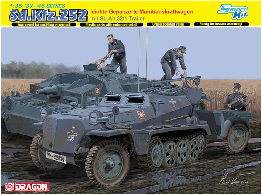 Amazon | ドラゴン 1/35 第二次世界大戦 ドイツ軍 Sd.Kfz.252 軽装甲
