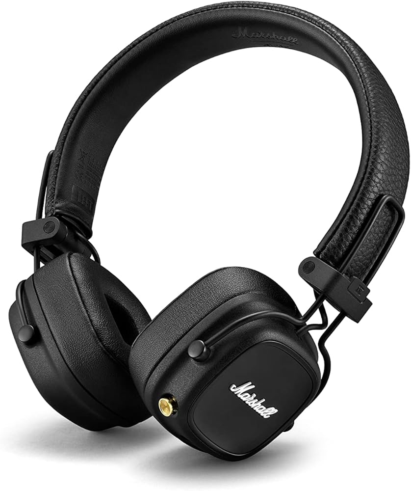 Amazon.co.jp: Marshall Wireless On-Ear Headphones, Major IV, Black