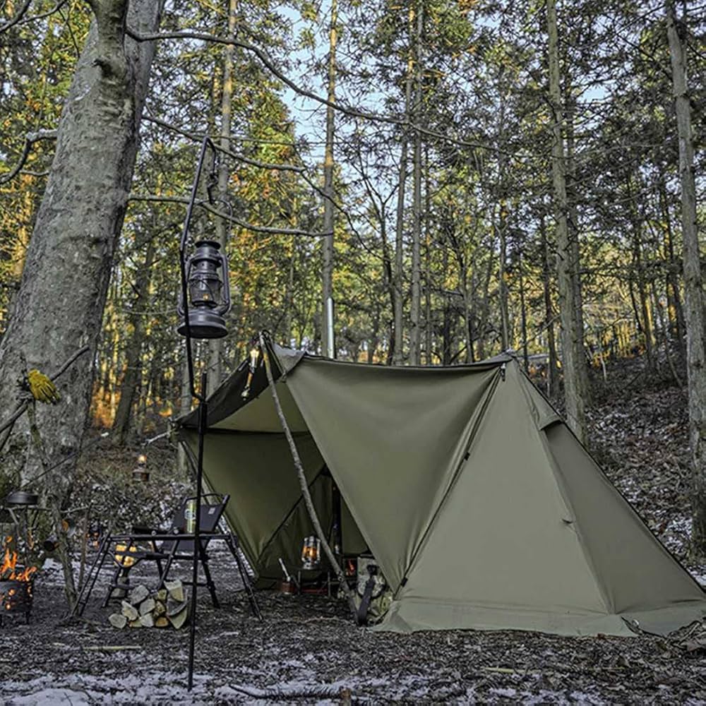 スウェーデン軍 三角 軍幕 USED（良好） （リネン×コットン混紡）②