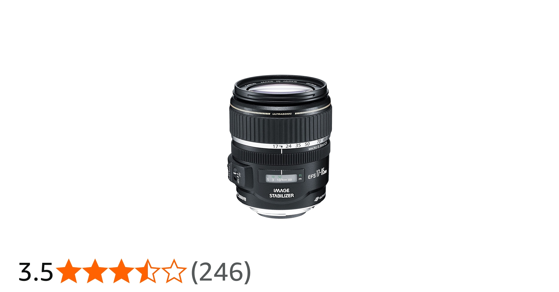 Amazon.co.jp: Canon EFレンズ EF-S17-85mm F4-5.6 IS USM デジタル