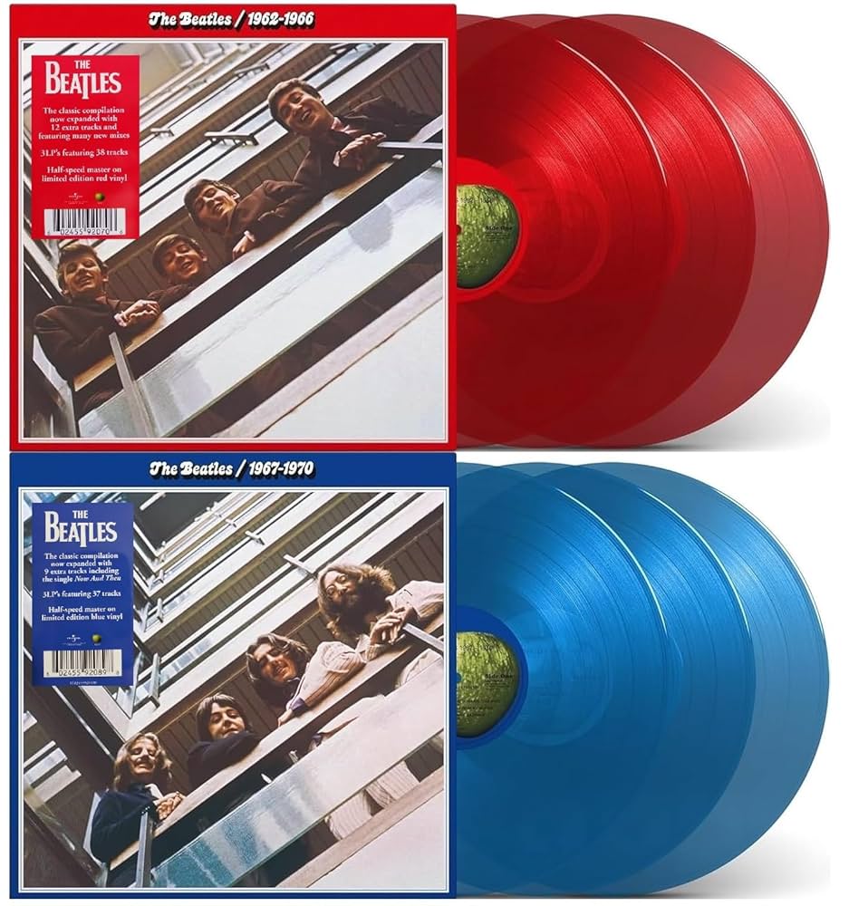 Amazon.com: The Beatles 1962-1966 RED-VINYL + The Beatles 1967