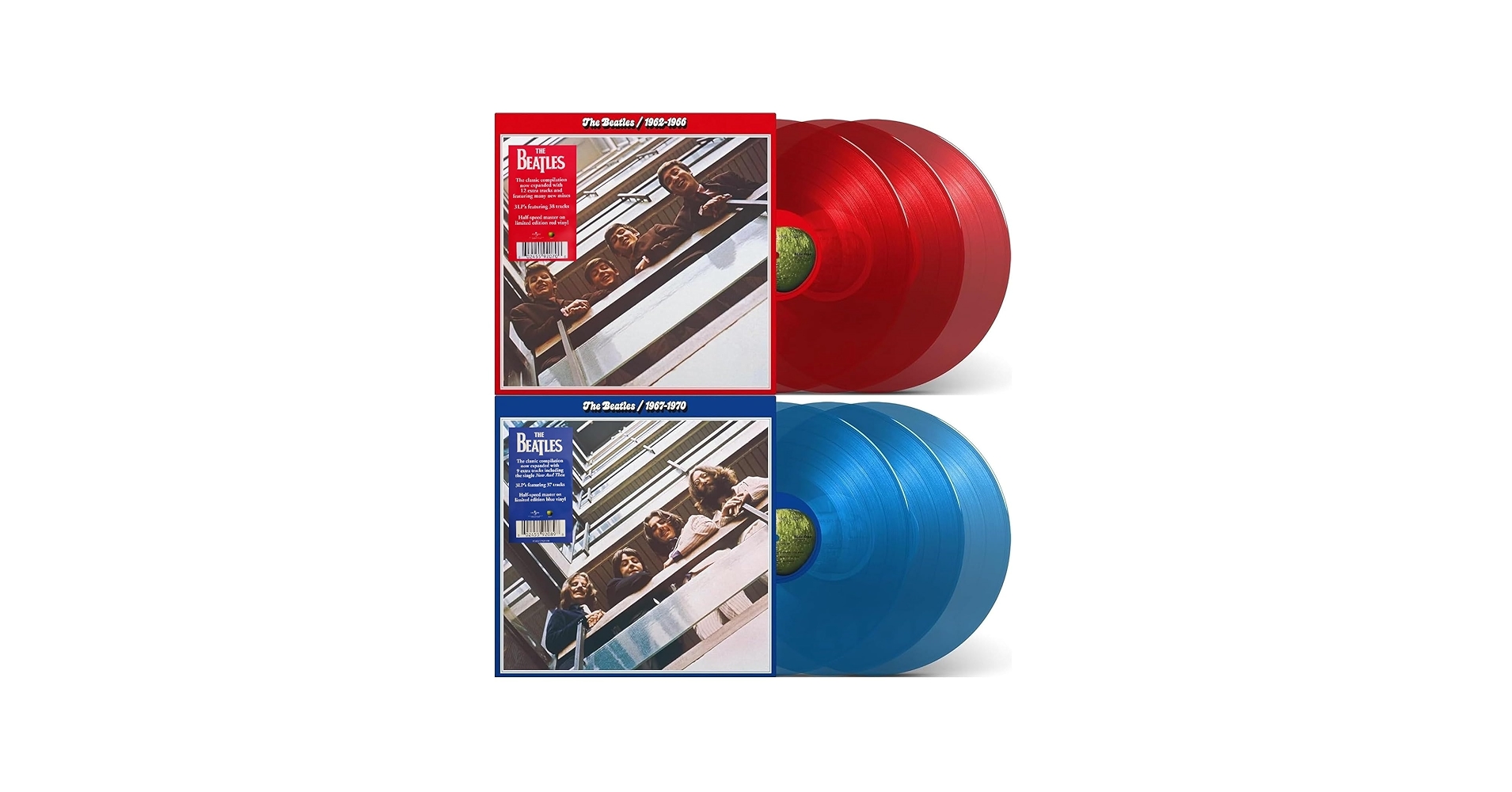 Amazon.com: The Beatles 1962-1966 RED-VINYL + The Beatles 1967